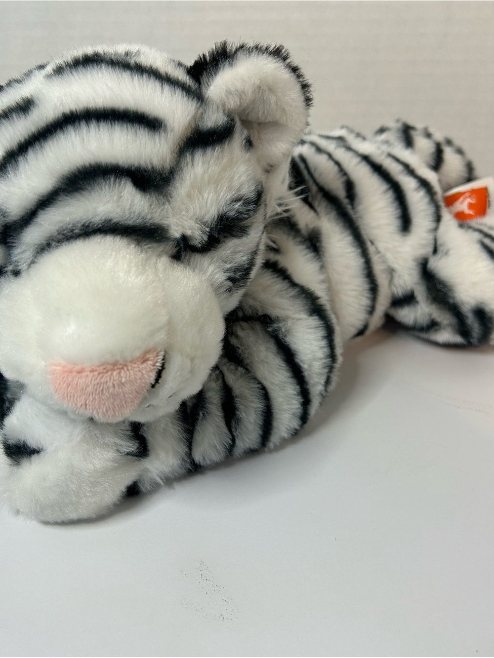 Wild Republic White Siberian Tiger Plush Stuffed Animal Soft Cuddly 15" Bengal